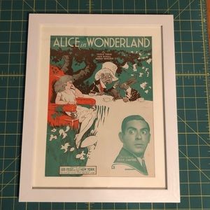 1933 Vintage Alice in Wonderland sheet music